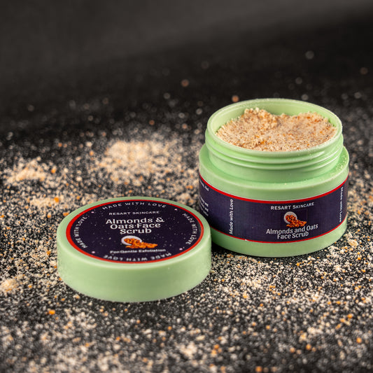 Almonds and Oats Face Scrub