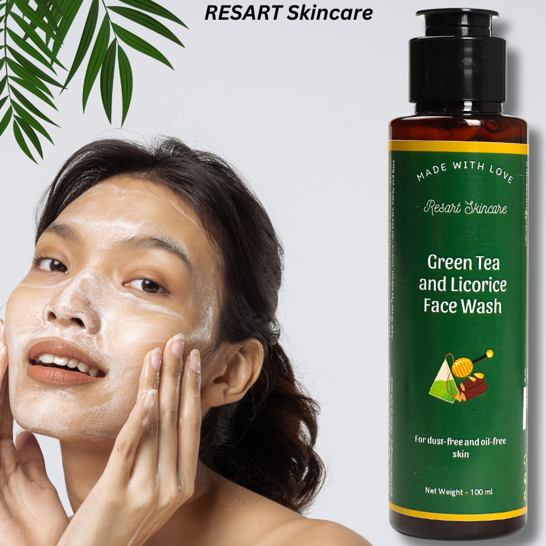 Green Tea and Licorice Face Wash