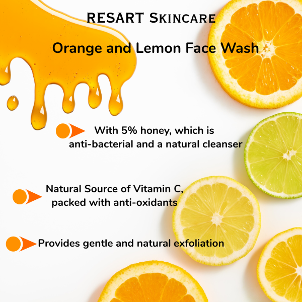 Orange and Lemon Face Wash