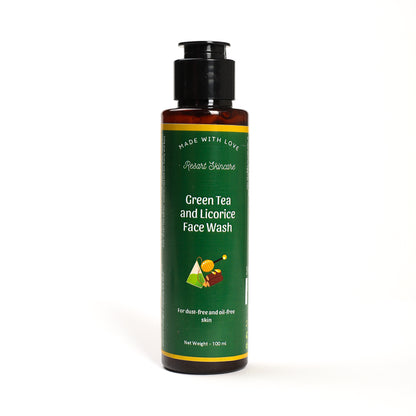 Green Tea and Licorice Face Wash
