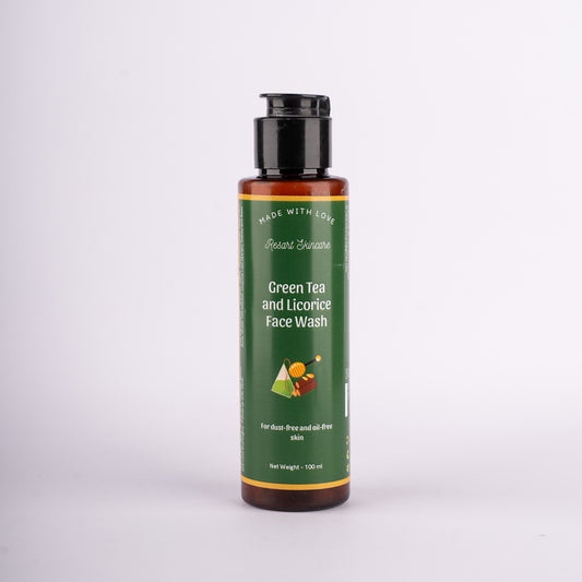 Green Tea and Licorice Face Wash