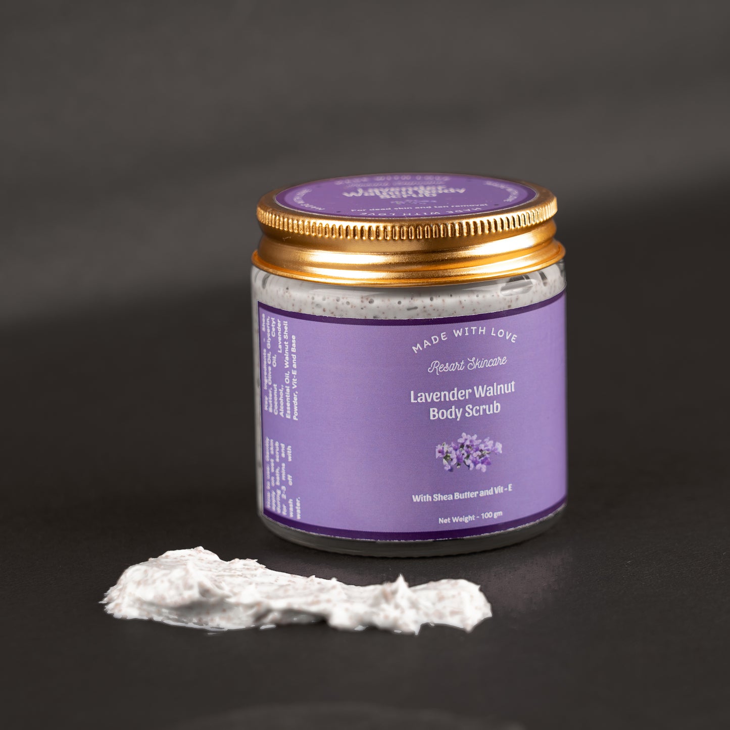 Lavender Walnut Body Scrub