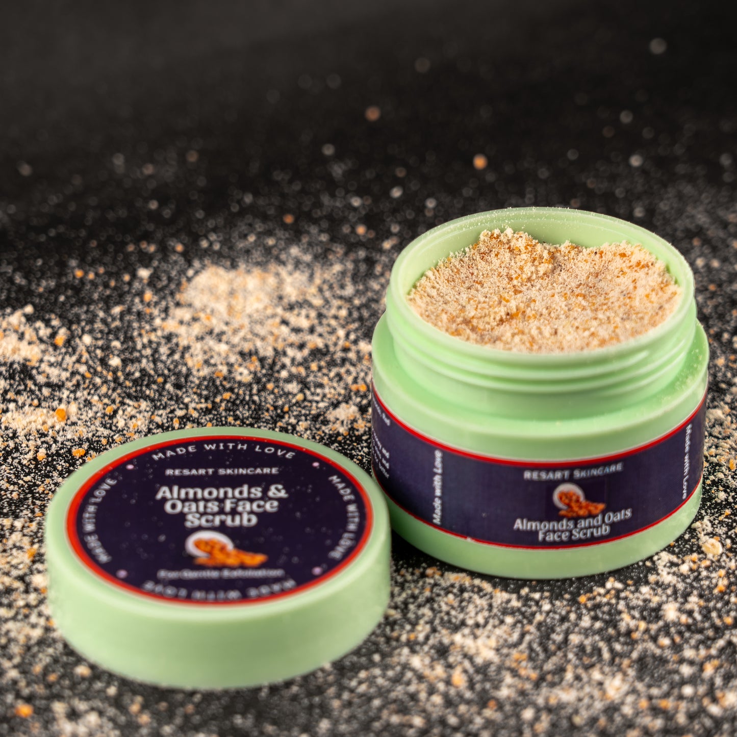 Almonds and Oats Face Scrub
