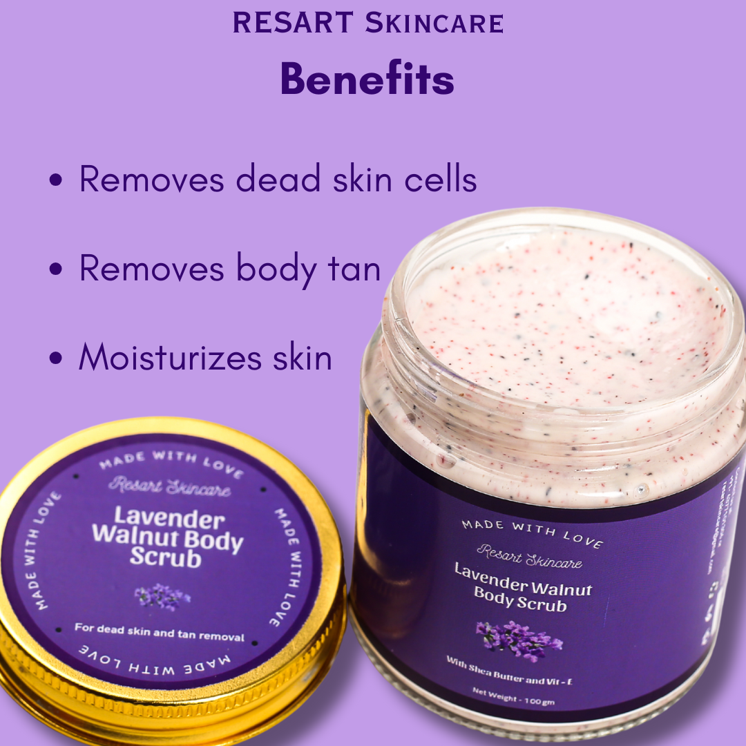 Lavender Walnut Body Scrub