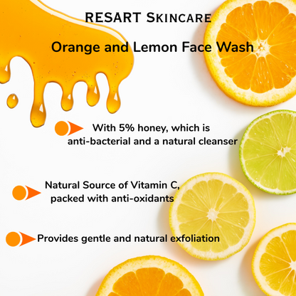 Orange and Lemon Face Wash
